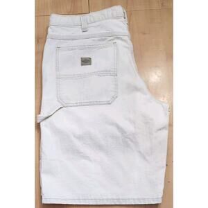 Vintage Lee Dungarees Cream/White Skater Baggy Loose Y2K Carpenter Pants 40 L
